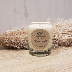 Bougie naturelle parfum gui